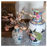 (2) LARGE VASES