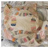 HAND SEWN WEDDING RING QUILT