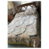 FULL SIZE BED W/ BEDDING