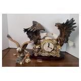 EAGLE CLOCK & STATUE
