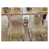 (2) SPRING ROCKER CHAIRS