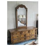 7 DRAWER DRESSER W/ MIRROR