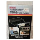 8 TRACK ADAPTER TO PLAY CASSETTE TAPES