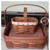 (2) LONGABERGER BASKETS