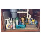 UNDER CABINET CLEANING SUPPLIES