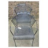 METAL VINTAGE PATIO CHAIRS