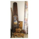 IRONING BOARD & OTHER DECOR