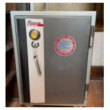 SAFE W/ KEY & COMBINATION