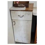VINTAGE KITCHEN CABINET W/ TOOLS