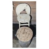 (2) SHOP STOOLS