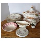 SOUP TUREEN & CHINA PLATES & MORE