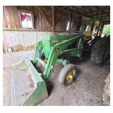 JOHN DEERE 2550 UTILITY TRACTOR W/ LOADER
