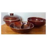 OVENWARE COVERED CASSEROLE, BOWL, DIVIDED DISH