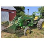 JOHN DEERE 2550 UTILITY TRACTOR W/ LOADER