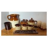 CROCK PITCHER, MEASURING SET & MORE