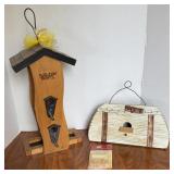 BIRD FEEDER & PURSE INSPIRED BIRD HOUSE