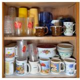 COFFEE CUPS & PLASTIC GLASSES
