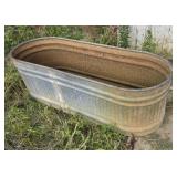 LARGE GALVANIZED STOCK TANK