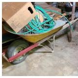 WHEEL BARROW & SCRAP WIRE & HOSE
