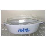 FIRE KING COVERED DISH