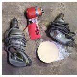 (2) DRILLS & PNEUMATIC RAM AIR SANDER