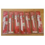 (7) MILWAUKEE SAWZALL BLADES, 5 BLADES PER PKG