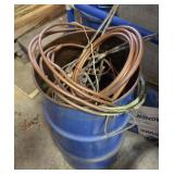 BARREL OF SCRAP COPPER