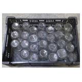 CRATE OF CANNING JARS