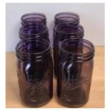 (6) AMETHYST SPECIAL EDITION BALL JARS