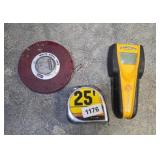 TAPE MEASURES & STUD FINDER