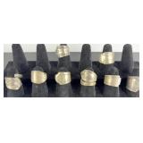 (8) SPOON RINGS