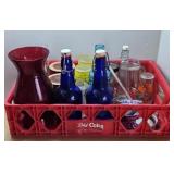 VINTAGE BOTTLES & GLASSES