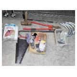 BOLT CUTTERS, CROWBAR & MORE