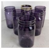 (6) AMETHYST SPECIAL EDITION BALL JARS