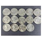 (14) SUSAN B ANTHONY DOLLAR COINS