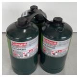 (3) COLEMAN PROPANE TANKS