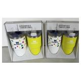 (4) STANLEY METAL TUMBLERS 20 OUNCE NEW