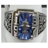 1997 VALADIUM BLUE DEVILS HIGH SCHOOL RING