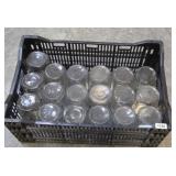 CRATE OF CANNING JARS
