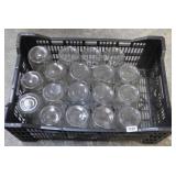 CRATE OF CANNING JARS