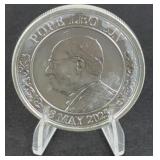 ONE TROY OZ POPE LEO XIV COIN 999