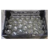 CRATE OF CANNING JARS