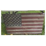 WOOD AMERICAN FLAG DECOR