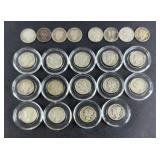 (22) SILVER MERCURY DIMES