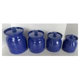 BYBEE POTTERY CANISTER SET