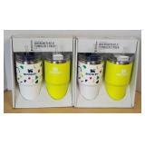 (4) STANLEY METAL TUMBLERS 20 OUNCE NEW