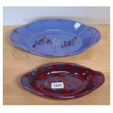 BYBEE POTTERY OVAL SERVING DISHES