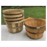 (5) MEDIUM APPLE BASKETS