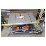 RIDGID TABLE SAW W/ STAND