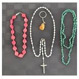 (3) STONE NECKLACES